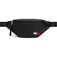 Tommy Hilfiger Siyah Erkek Bel Çantası Tjm Ess Daıly Pu Bumbag