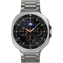 Spigen Samsung Galaxy Watch 8 (46mm) & Watch 8 (44mm) & Watch 8 (40mm) ile Uyumlu Kordon Kayış Band Modern Fit Titanium Natural Titanium - AMP10122