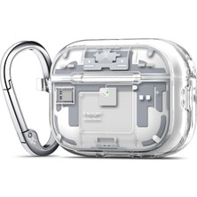 Spigen Apple AirPods Pro 3. Nesil ile Uyumlu Kılıf Ultra Hybrid MagFit MagSafe özellikli Zero One White - ACS10018