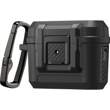 Spigen Apple AirPods Pro 3. Nesil ile Uyumlu Kılıf Lock Fit Matte Black - ACS09825