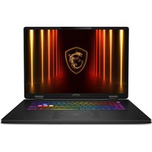 MSI Msı Crosshair 18 Hx Aı A2XWGKG-014TR Ultra 9 275HX 64GB Ram 1tb SSD 8gb RTX5070 115W Windows 11 Home K40