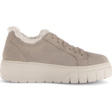73221 Gabor Kadın Kürk Detaylı Sneaker 3.5-7.5