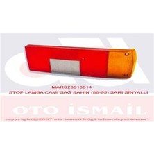 Mars STOP LAMBA CAMI SAĞ ŞAHİN 1988-1995 SARI SİNYALLİ (2 ADET)