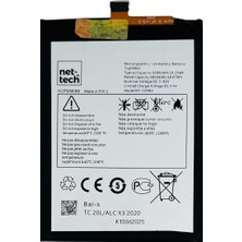 Teknonet Tcl 20 L Uyumlu Nettech TLP048A1 5000 Mah Batarya