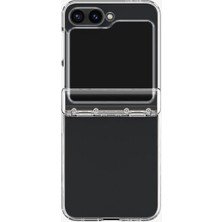 Spigen Galaxy Z Flip 7 FE / Z Flip 6 ile Uyumlu ince Kılıf Ultra Hybrid Pro Sararma Karşıtı DuraClear™ Hava Kanalı Teknolojisi™ Askeri Sınıf Koruma Frost Gray Mat Şeffaf Kapak - ACS07835