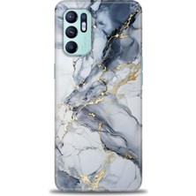 Rulet Oppo Reno 6 Kılıf Hd Baskılı Kılıf + Seramik Tam Kaplayan Ekran Koruyucu 319