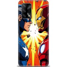 Oppo A74 Kılıf Hd Baskılı Kılıf + Seramik Tam Kaplayan Ekran Koruyucu 93