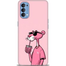 Rulet Oppo Reno 4 Kılıf Hd Baskılı Kılıf + Seramik Tam Kaplayan Ekran Koruyucu 402