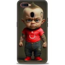 Rulet Oppo Ax7 Kılıf Hd Baskılı Kılıf + Seramik Tam Kaplayan Ekran Koruyucu 244