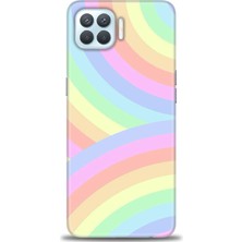 Oppo Reno 4 Lite Kılıf Hd Baskılı Kılıf + Seramik Tam Kaplayan Ekran Koruyucu 425