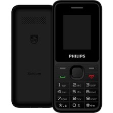 Philips Xenium E2125 1.77'' Çift Sim Kartlı Kamerasız Tuşlu Siyah El Fenerli Asker Telefonu