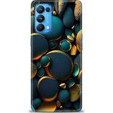 Rulet Oppo Reno 5 Pro Kılıf Hd Baskılı Kılıf + Seramik Tam Kaplayan Ekran Koruyucu 345