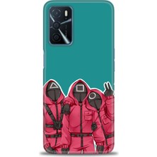 Rulet Oppo A16 Kılıf Hd Baskılı Kılıf + Seramik Tam Kaplayan Ekran Koruyucu 290