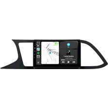 Navecron Seat Leon 2013-20 9" Uyumlu Androıd Multimedya Gerçek 2/32 Kablosuz Carplay Geri Görüş Kameralı
