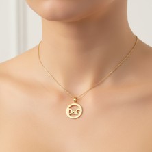 TabiTela 8 ayar altın kolye ucu D&G GM10888 1 gr
