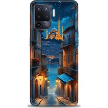 Rulet Oppo Reno 5 Lite Kılıf Hd Baskılı Kılıf + Seramik Tam Kaplayan Ekran Koruyucu 221