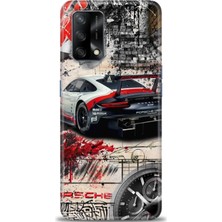 Oppo A74 Kılıf Hd Baskılı Kılıf + Seramik Tam Kaplayan Ekran Koruyucu 484