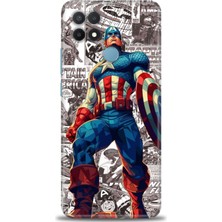 Rulet Oppo A15 Kılıf Hd Baskılı Kılıf + Seramik Tam Kaplayan Ekran Koruyucu 91