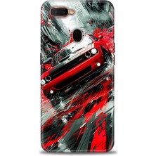 Rulet Oppo A12 Kılıf Hd Baskılı Kılıf + Seramik Tam Kaplayan Ekran Koruyucu 106