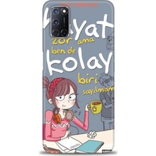 Rulet Oppo A52 Kılıf Hd Baskılı Kılıf + Seramik Tam Kaplayan Ekran Koruyucu 163