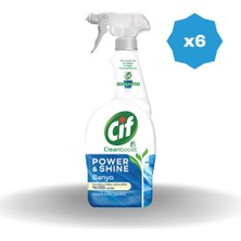 Cif Power & Shine Banyo Temizleyici Sprey 750 ml - (6 Adet)