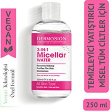 Dermosion 3'ü 1 Arada Miseller Su Tüm Cilt Tipleri İçin Temizleyici Etki 250 ml