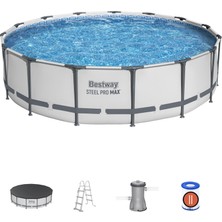 Bestway Bestway® Steel Pro Max™ 56488 Prefabrik Yer Üstü Havuz Seti 4,57 M x 1,07 M