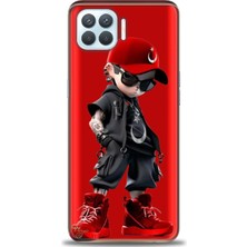 Oppo Reno 4 Lite Kılıf Hd Baskılı Kılıf + Seramik Tam Kaplayan Ekran Koruyucu 250