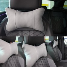 Startcar Seat Leon St Style Araç Boyun Yastığı 2 Adet Gri Scr