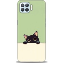 Oppo Reno 4 Lite Kılıf Hd Baskılı Kılıf + Seramik Tam Kaplayan Ekran Koruyucu 68