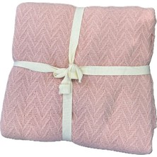 Aryıldız Püsküllü Tv Battaniye Tek Kişilik 150X200CM Pudra