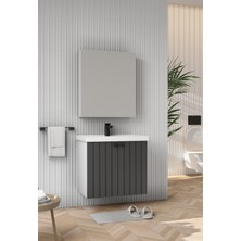 Wons Paris 65 cm Antrasit Banyo Dolabı