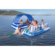 Bestway Hydro- Force™ 43105 Tropik Esintiler 6- Kişilik Yüzen Parti Adası