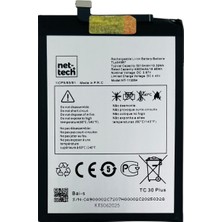 Teknonet Tcl 30 Plus Uyumlu Nettech TLP049B7 5000 Mah Batarya