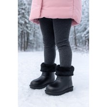 Minibonito Su Geçirmez Içi Kürklü Kız Çocuk Eva Yağmur Kar Botu