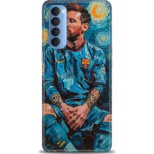 Rulet Oppo Reno 4 Pro Kılıf Hd Baskılı Kılıf + Seramik Tam Kaplayan Ekran Koruyucu 12