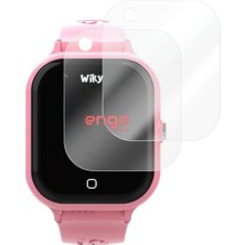 Engo Wiky Watch 4S Ekran Koruyucu TPU Film Şeffaf 2 Adet