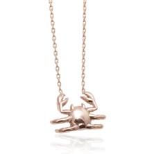 By Barun Yengeç Burcu Kolye Gümüş 925 Ayar Gümüş