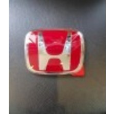 Atik Garaj 2016 - 2019 Honda Civic Fc5 Ön Panjur Logosu Kırmızı ( Cam Logo )