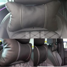 Startcar Toyota Rav Araç Boyun Yastığı 2 Adet Siyah Beyaz Scr