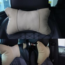 Startcar Seat Leon Araç Boyun Yastığı 2 Adet Bej Scr