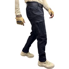 Polviton Erkek Kargo Pantolon Taktikal Slim Fit Gabardin Malzemeden Günlük Kullanım İçin Outdoor