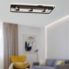 E2 Light Dikdörtgen 3'lü Spot Gün Işığı Ledli Plafonyer Avize