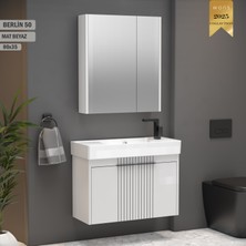 Wons Berlin 80 cm Beyaz Banyo Dolabı