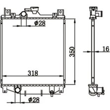 MGA 80683 Motor Radyatoru 1770080E00