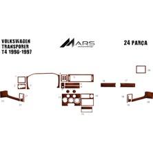Mars Cockpit Design Volkswagen Transporter T4 Konsol-Torpido Kaplama 1996-1998 24 Pa Maun