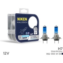 NIKEN 125 H7 55W BEYAZ IŞIK AMPUL PX26D 5000K UNIVERSAL