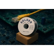 Solder 50 gr ( 9 mt ) 1mm 70X30 Lehim Teli