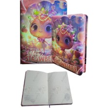 Artlantis Kokulu Not Defteri 1 Adet Puffy Cute 13X18CM 96 Yaprak Çizgili Pofuduk Defter Kız Hediye Defter