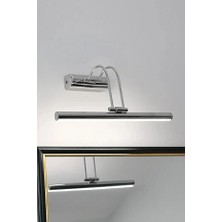 Krom Metalik Silver Kasa Beyaz Işık Banyo Duvar Ayna Tablo Aydınlatması Flüt Aplik Kuğu Aplik LED Aplik